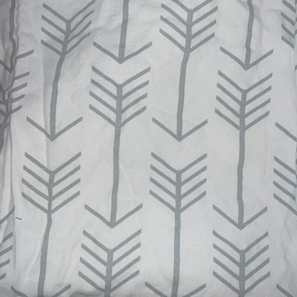Two handmade cotton arrow pannels 25x63